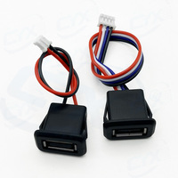 Adaptador para Portátil de 15 Pines con Cable de Alimentación de 6 Pines/8 Pines GPU a SATA 12V a 5V PCIE 1x2x3x4xSata, Aislado con PVC para Computadora