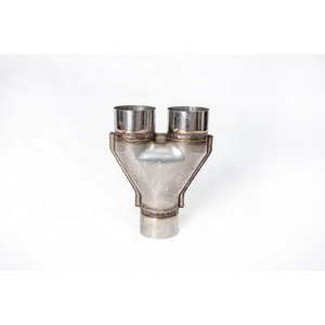 <span class=keywords><strong>ท่อ</strong></span>ไอเสียสแตนเลสขัดเงาแบบยืดหยุ่นสำหรับรถยนต์ เครื่องปั่นไฟ และท่อรูปตัว Y - Product Image 4