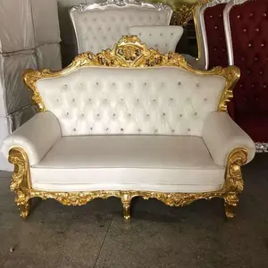 <span class=keywords><strong>Royal</strong></span> Wedding Golden Carving Hout Sofa Troon Stoelen Voor Receptie Woonkamer - Product Image 2