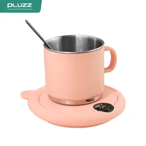 נייד כוס דוד בקרת טמפרטורה חם קפה כוס חכם טמפרטורת תצוגת PLUZZ עבור בית משרד שולחן