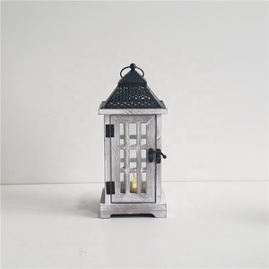 Conjunto de 3 de boda de alta calidad casa jardín decoración linterna de <span class=keywords><strong>madera</strong></span> vela linterna <span class=keywords><strong>en</strong></span> venta - Product Image 5