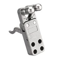 Dispositif de dégagement de fronde libération en acier inoxydable accessoire de bricolage déclencheur de catapulte tir poisson fléchette poisson roue accessoires argent