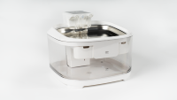 Fontaine de boisson intelligente pour animaux de compagnie rechargeable à batterie sans fil automatique de 4,5 L écologique et durable avec style moderne pour chats chiens