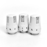 Tête de radiateur thermostatique TRV blanche OEM pour le contrôle de la température du chauffage central, pour vanne de radiateur