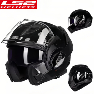 Casque de moto modulaire LS2FF900 authentique, pour homme et femme, avec double visière, idéal pour la course - Product Image 2