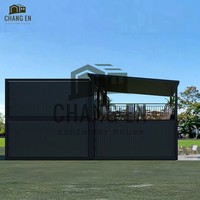 Maisons conteneurs pliantes contemporaines en acier DYCE1, villas préfabriquées, appartements, bureaux, hôtels, écoles, hôpitaux, matériau en panneaux sandwich