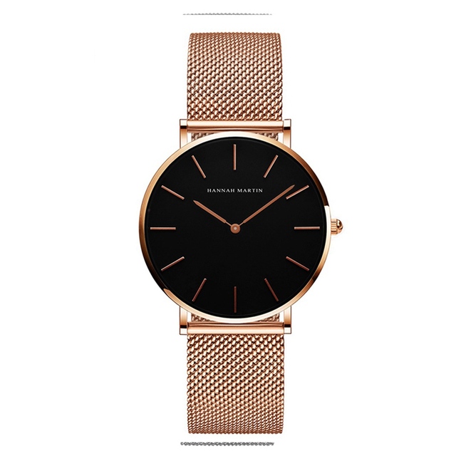 2026 Hannah Martin CH36 Women's Fancy Design Stainless Steel Band Fashion Quartz Watch