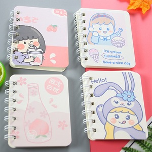 Carnet à spirale mignon Kawaii, série fleurs, papeterie étudiante, vente en gros, mini-carnet portable A7 pour fournitures - Product Image 3