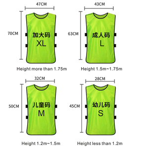工厂批发定制便宜的运动训练围兜新产品夏季衬衫训练背心足球围兜运动衫出售 - Product Image 6