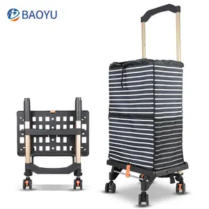 Baoyu BY08-W With Bag Portable Shopping Bag Cart Hand Cart 2 Wheeled