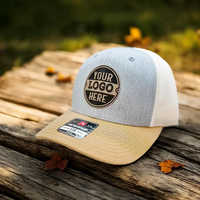 Casquette Trucker Premium Personnalisable avec Patch en Similicuir Gravable au Laser – Vente en Gros