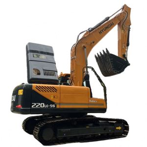 Heavy Duty 20 Ton Hyundai 220 <b>Excavator</b> <b>Used</b> Hyundai 220LC-9S <b>Used</b> <b>Excavators</b> for Sale - Product Image 1