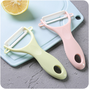 Juego de cuchillos de cocina, juego de 3 piezas de cuchillos para frutas de imitación de cerámica, cortador de verduras, tabla de cortar, pelador de frutas, tabla para picar. - Product Image 3