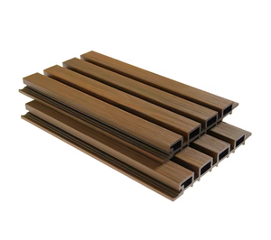 Panneau de mur de revêtement de wpc extérieur de décoration extérieure en <span class=keywords><strong>bois</strong></span> d'eco de preuve saine - Product Image 1