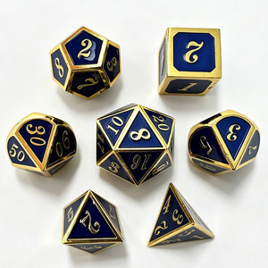 Vente Flash : Ensemble de dés polyédriques en métal pour jeu de rôle Dungeon & Dragons - Product Image 5