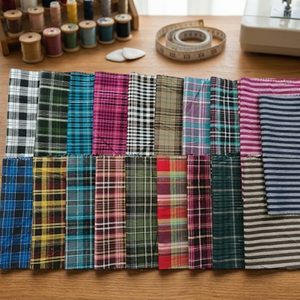 Lote de Tela: Directo de Fábrica, 100gsm, 57/58 Pulgadas, 100% Algodón Tejido, Tela para Camisas Teñida con Hilo Texturizado con Metal en Venta - Product Image 3