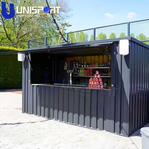 Container Mobile Temporaneo per Caffè, Resistente al Vento e ai Terremoti, Lunga Durata, Facile da Trasportare, per Impianti Sportivi di Padel - Product Image 4