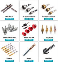 Foret lisses 4 à 20mm, mèches HSS 6542 pour le perçage du métal, foret étagé
