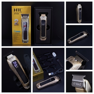 HTC AT-639 CORTAPELOS PROFESIONAL CUBIERTA DE METAL CORTADORA DE PELO DE BARBERO CON PANTALLA CORTE CERO - Product Image 5