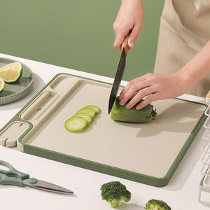 Kitchen Gadget Multifunctional Kitchen <b>Board</b> Household Chopping <b>Board</b> Plastic Cutting <b>Board</b> with Built - Product Image 2