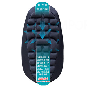 Housse de siège avec airbag pour moto JFT, absorption des chocs, pour scooter, accessoires pour véhicules électriques - Product Image 1