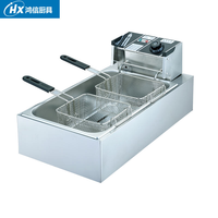 Promotion Exceptionnelle : Friteuse Commerciale Automatique Électrique/Gaz en Acier Inoxydable pour Restaurant, Idéale pour Frites et Poulet Frit