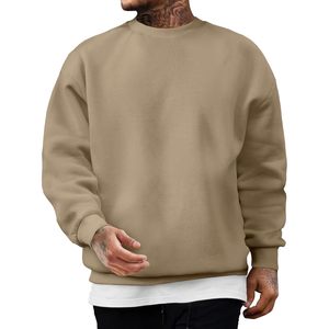 Custom Men's Casual Cotton Drawstring Hoodies <b>Crewneck</b> Pullover XS-XL Zipper-Up Style Anti-Wrinkle Feature Screen Printed Solid - Product Image 2