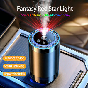 Diffuseur d'huile parfumée intelligent pour voiture haut de gamme 50 ml, lumière rouge étoile fantaisie, démarrage/arrêt automatique, désodorisant d'air pour voiture, lumière d'ambiance - Product Image 4