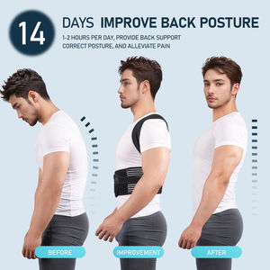Ceinture de soutien dorsal pour femmes et hommes, très vendue, pour corriger la posture, offrant confort et alignement - Product Image 5