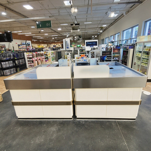 Juren Customized Model Stainless Steel Checkout Counter for <strong>Small</strong> <strong>Shop</strong> and Supermarket with Jiangsu Origin - Product Image 5
