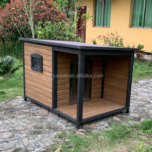SDD019, casa de perro clásica de lujo para exteriores, grande, resistente a la intemperie, diseño ecológico, muebles para mascotas, perrera para cachorros, todas las estaciones - Product Image 3
