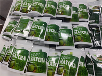 Poudre de thé vert bio Matcha de qualité culinaire personnalisée 100 g/sac emballage Matcha de qualité culinaire