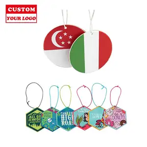 Hanging Paper Car Air Fragrance Customized Perfume Fragrances Lasting Scent Auto Aroma Air Fresheners For Car