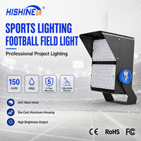 Reflector LED Hishine de 500W 250W IP66 para Exteriores, Iluminación para Campos de Fútbol, Rugby y Estadios