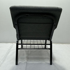 Siège confortable cadre en métal chaises de prêtre d'église en gros chaises d'église à emboîtement - Product Image 6