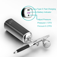 Kit de Mini aérographe sans fil, Mini aérographe Portable à double Action, démarrage et arrêt automatique, pour la décoration de gâteaux, tatouage, Art et maquillage