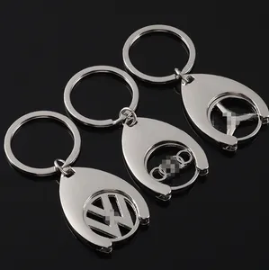 Tùy chỉnh thương hiệu Kẽm hợp kim xe Keychain B Audi Benz xe logo kim loại vòng chìa khóa cho quảng cáo
