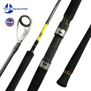 Canne à jigging Yajie Aquahunter 1,675 m, action moyenne rapide, guides Fuji, pêche en mer, eau salée - Product Image 1