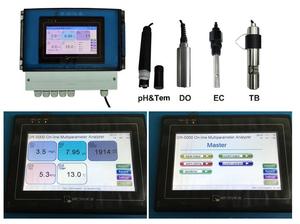 Analyseur de qualité de l'eau tout-en-un multi-paramètres pH ORP DO EC Chlore résiduel Turbidité - Product Image 3