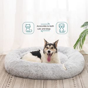 Vakuumverpacktes Luxus-Plüsch-Katzenbett Weiches Haustierkissen Schlafsofa Matte Direktversand vom Hersteller für Katzen und Hunde - Product Image 5