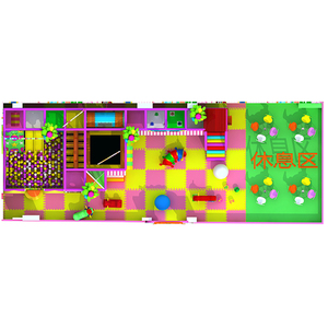 Aire de jeux pratique et durable pour enfants - Équipement souple en gros pour la communauté de réinstallation Naughty Castle - Product Image 4