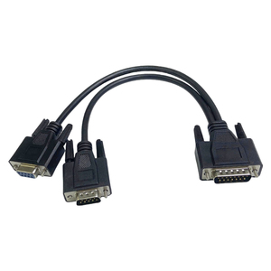 Tùy chỉnh DB15M/DB9M + DB9F Cáp dữ liệu D-SUB15 Cách Mạng DB9 nam + DB9 nữ điều khiển công nghiệp Y Tế Đồng dẫn PVC - Product Image 6