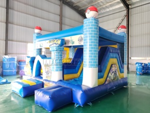 Castillo Inflable Comercial de PVC con Diseño de Pikachu, con Tobogán, para <span class=keywords><strong>Alquiler</strong></span> en Fiestas y Eventos, Certificado CE EN71 - Product Image 3