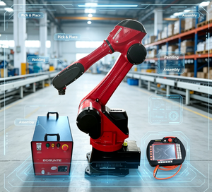 Bras robotisé industriel à 6 axes, armoire de commande complète, pendentif de commande, robot de soudage automatique pour métal - Product Image 1