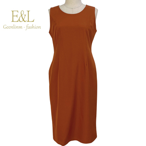 Traje de Falda para Oficina para Mujer, Última Moda, 100% Poliéster, con Botones y Apliques de Lazo - Product Image 3