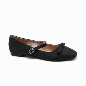 Chaussures plates Mary Jane pour femmes, à enfiler, avec bride cheville, bout rond, ornées d'un nœud, légères, confortables, décontractées et habillées - Product Image 6
