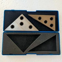 Blocs d'angle 30/60 degrés (2 pièces) pour machines-outils, blocs parallèles de tournage CNC, outil de mesure de précision, blocs de calibrage parallèles
