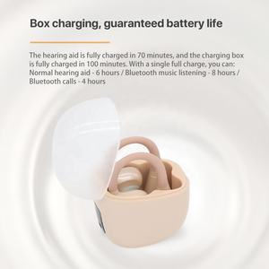 מכשירי שמיעה דיגיטליים נטענים מדגם SEMBO A8 עם ביטול רעשי רוח, 32 ערוצים, ידידותיים לסביבה, 30 שעות שימוש - מחירים זולים - Product Image 5