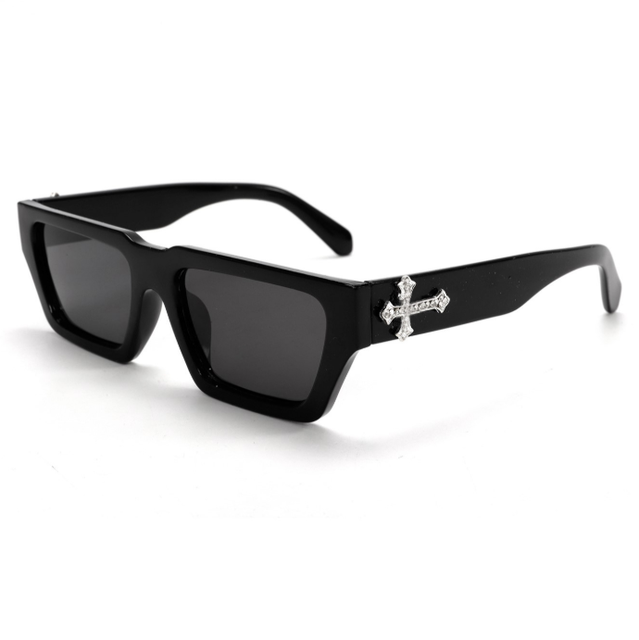 Fashionable and Luxurious Full Rim Glass Frame PC Lens Sunglasses UV400 for Style Latest Factory Direct Sales