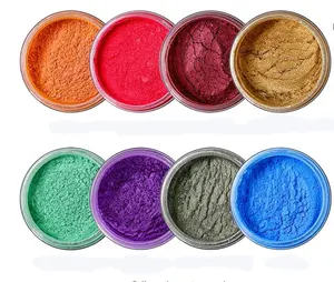 Shimmer Pearl Pigment Colorful Pigment Cosmetic Grade Mica Powder For Epoxy Resin